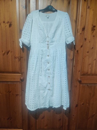 Monsoon dolly schiffli dress - schiffli,