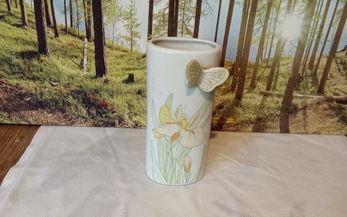 Japanese butterfly vase.