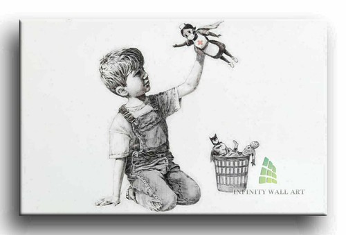 Banksy game changer - banksy, framed