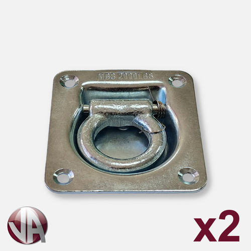 Lashing ring flush fit - 2, x