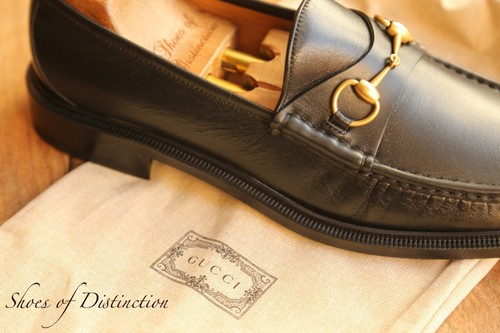 Gucci moccasin black leather - gucci,