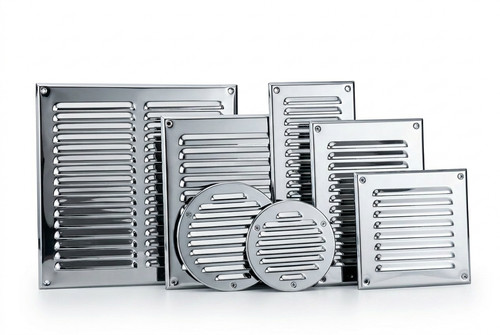 Air vent grille with fly - air,