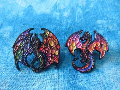 Set gothic fantasy dragon - gothic,