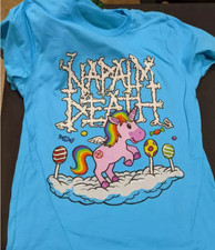 Napalm Death unicorn T-shirt Cotton For Men Women All Size S-5XL