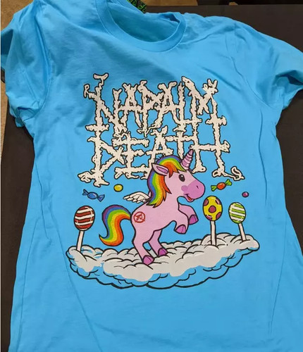 Napalm death unicorn shirt - death, t-shirt