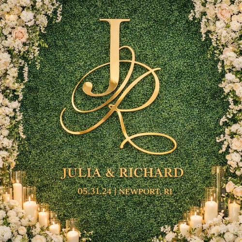 Personalized wedding monogram - wedding,