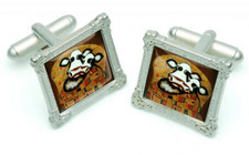 'The Smooch' Cufflinks By Caroline Shotton