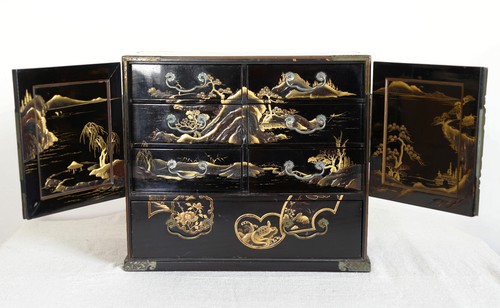 Antique lacquered gilt - gilt, work
