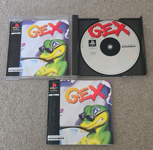 Gex ps1 playstation boxed - gex,
