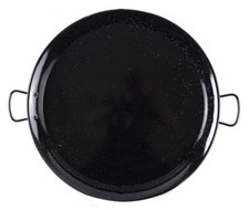 Paella pan Vitrified steel