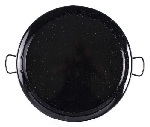 Paella pan vitrified steel - paella,
