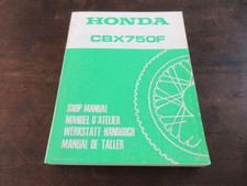 Honda CBX750F Shop Service