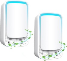 2pcs Air Purifier for Bedroom Home,Plug In Negative Ion Air Purifier for Smokers