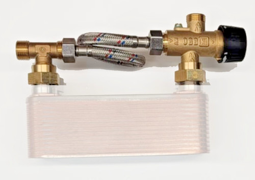 Heat exchanger mixer - exchanger, kit