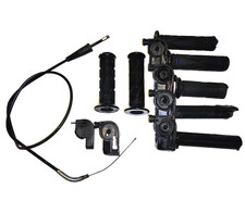 Domino trials bike throttle tube & grips & cable TRS Montesa GasGas Beta Joblot