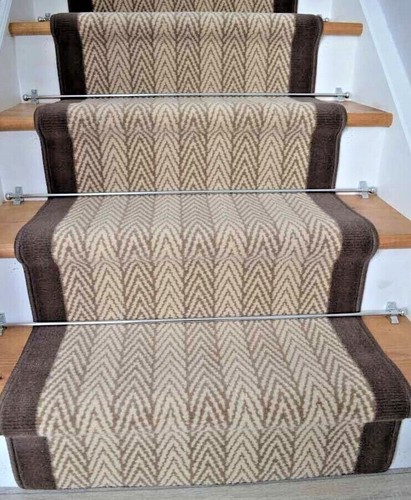 Brown stair runner rugs - stair,