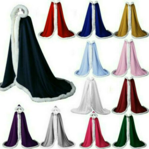 Winter faux fur cape - winter, cloak