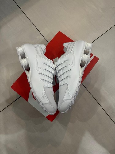 Uk10 white nike - nike, shox