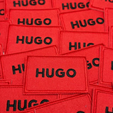 High Quality Replacement Badge / Patch HUGO  Boss  . Iron on Sew on