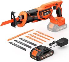 Olmlmo Reciprocating Saw 2.0mAh Batteries Wood Cutting and Processing 3300rpm