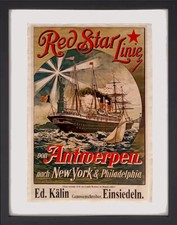 Retro Poster - Red Star Line (REPRODUCTION)
