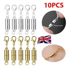 10PCS Magnetic Necklace Connector Bracelet Fastener Clasp Shiny Jewelry Closure