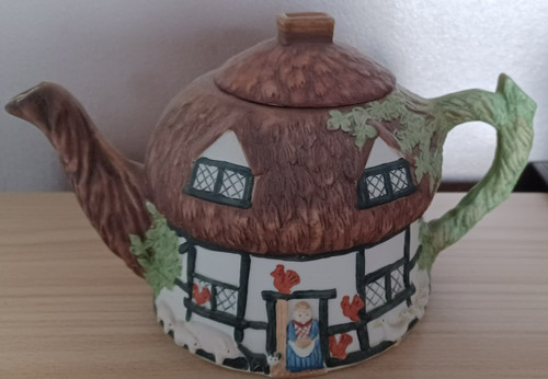 Cottages fine china tea - fine, pot