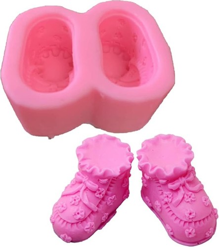 Baby shoe fondant silicone - baby,