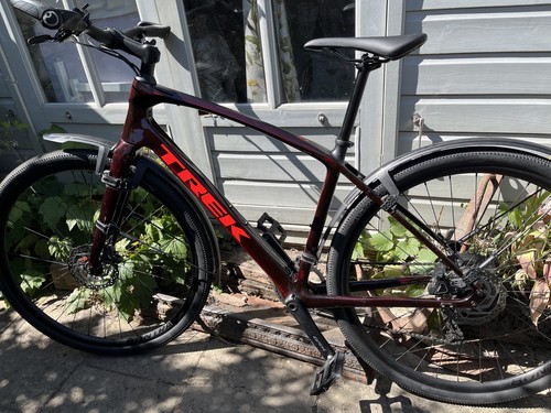 Trek fx5 sport - red, carbon