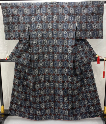 Japanese vintage kimono silk - japanese,