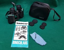 Tasco Fully Coated #308 Vintage Binoculars Black 8x30 -393ft/1000 yds 