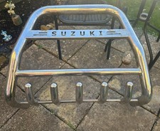 2005 SUZUKI GRAND VITARA BULL BAR AXLE NUDGE A-BAR STAINLESS STEEL CHROME