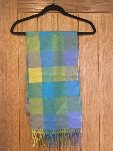 Avoca pure wool check scarf - avoca,