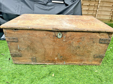 Antique camphor wood chest