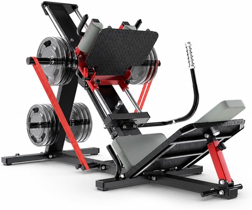 Hack squat leg press - leg, machine