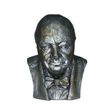 Winston Churchill Bronze Bust 5.5" (Marcus Replicas) Enjoy