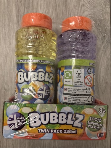 Jumbo bubbles bottles - jumbo, twin