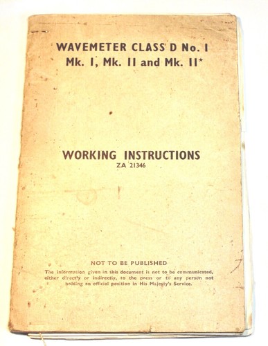 Ww2 military radio wavemeter - military,