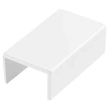 MK Ega Mini PVC trunking couplers - 25 x 16mm - white joiner (830)