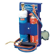 dual gas welding kit with cartridges