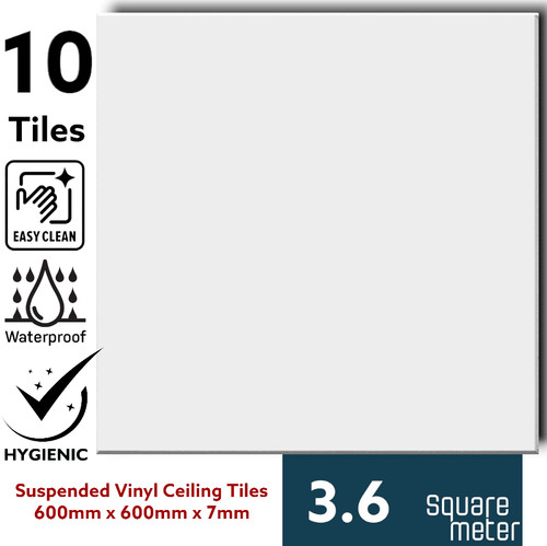 White suspended ceiling tiles - ceiling,