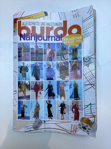 Vintage burda magazine - , august