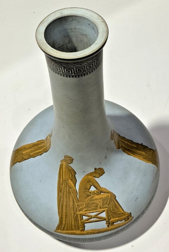 Greek revival ceramic vase - greek,