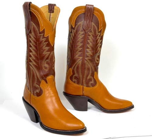 Paul bond brown cowboy boots - brown,