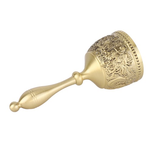 Dinner bell pure brass 7in - dinner,