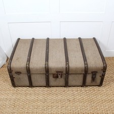 Large Vintage Steamer Trunk