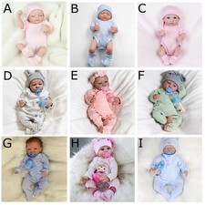 Realistic Reborn Baby Dolls Vinyl Silicone Real Life Newborn Girl Boy Doll Gifts