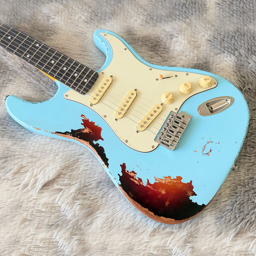 Custom relic electric guitar - relic,
