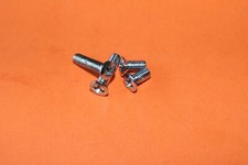 TRIUMPH T100 T120 T140 T150 4 X CHROME SCREWS TANK EMBLEM 83-1339 82-7888 UK