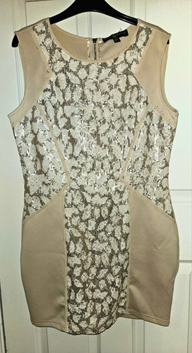 Little mistress beige - mistress, sequin